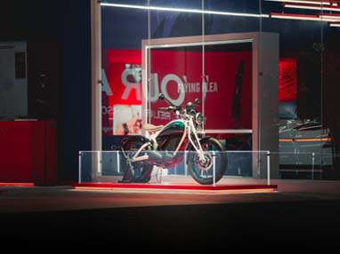 Flying Flea brand at CES event